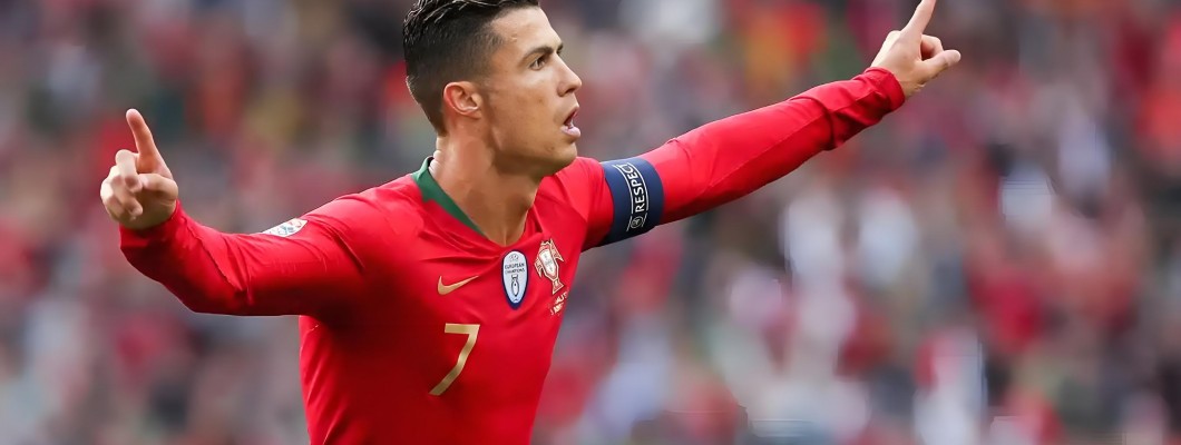 Cristiano Ronaldo joga pela seleção nacional