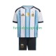 Camisola Júnior Argentina Principais Equipamento Copa do Mundo 2026 Manga Curta