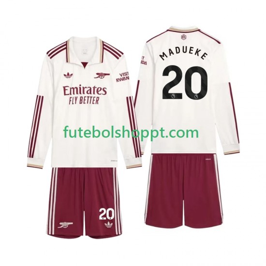 Camisola Júnior Arsenal Madueke 20 Terceiro Equipamento 2025-2026 Manga Comprida
