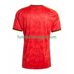 Camisola Homem Bélgica Principais Equipamento Copa do Mundo 2026 Manga Curta