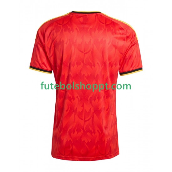 Camisola Homem Bélgica Principais Equipamento Copa do Mundo 2026 Manga Curta