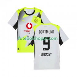 Camisola Homem Borussia Dortmund Serhou Guirassy 9 Alternativa Equipamento 2025-2026 Manga Curta