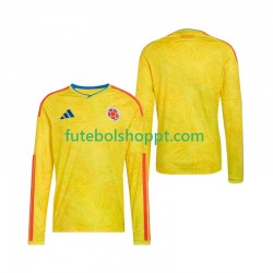 Camisola Homem Colômbia Principais Equipamento Copa do Mundo 2026 Manga Comprida