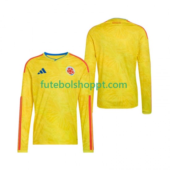 Camisola Homem Colômbia Principais Equipamento Copa do Mundo 2026 Manga Comprida
