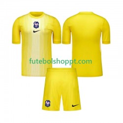 Camisola Júnior França Guarda-redes Principais Equipamento 2025 Manga Curta