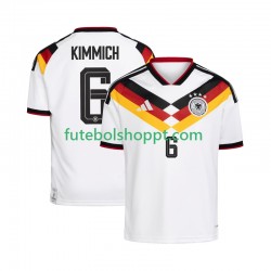 Camisola Homem Alemanha Joshua Kimmich 6 Principais Equipamento Copa do Mundo 2026 Manga Curta