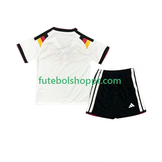 Camisola Júnior Alemanha Principais Equipamento Copa do Mundo 2026 Manga Curta