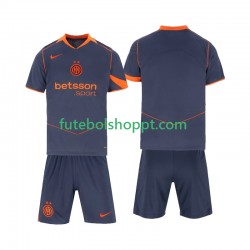 Camisola Júnior Inter de Milão Terceiro Equipamento 2025-2026 Manga Curta