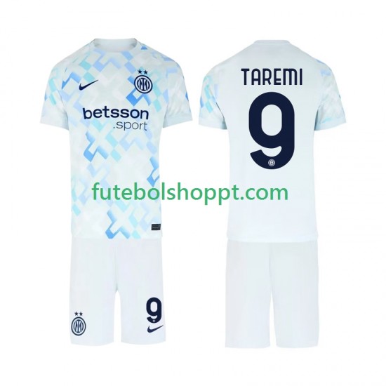 Camisola Júnior Inter de Milão Marcus Thuram 9 Alternativa Equipamento 2025-2026 Manga Curta
