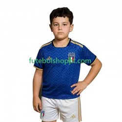 Camisola Júnior Itália Principais Equipamento Copa do Mundo 2026 Manga Curta