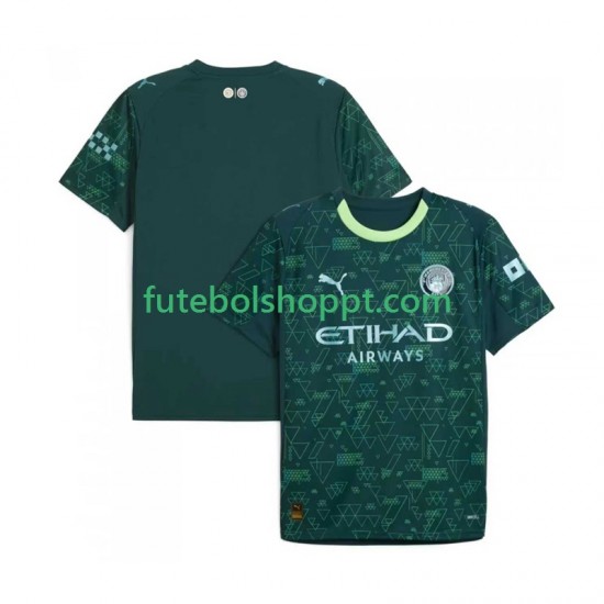 Camisola Homem Manchester City Quarto Equipamento 2025-2026 Manga Curta