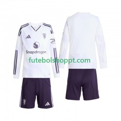 Camisola Júnior Manchester United Alternativa Equipamento 2025-2026 Manga Comprida