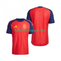 Camisola Homem Espanha Principais Equipamento Copa do Mundo 2026 Manga Curta