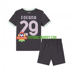 Camisola Júnior AC Milan Fofana 29 Terceiro Equipamento 2024-2025 Manga Curta