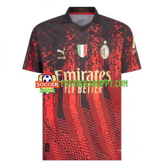 Camisola Homem AC Milan Quarto Equipamento 2022-2023 Manga Curta