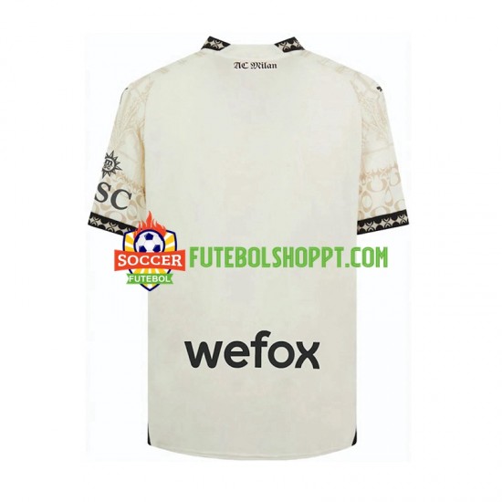 Camisola Homem AC Milan Quarto Equipamento 2023-2024 Manga Curta