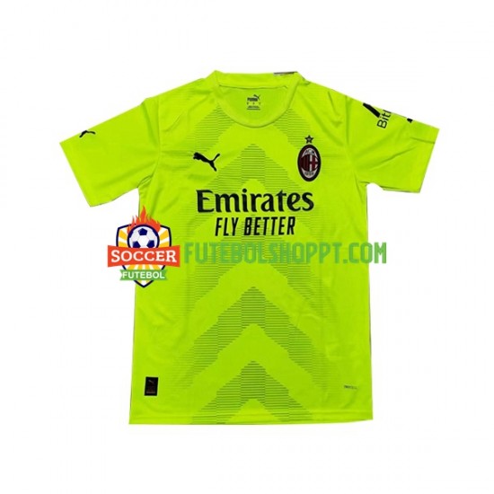 Camisola Homem AC Milan Guarda-redes Principais Equipamento 2022-2023 Manga Curta