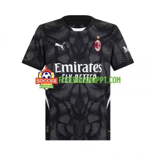 Camisola Homem AC Milan Guarda-redes Principais Equipamento 2024-2025 Manga Curta