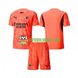 Camisola Júnior AC Milan Guarda-redes Quarto Equipamento 2024-2025 Manga Curta