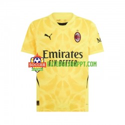 Camisola Homem AC Milan Mike Maignan 16 Guarda-redes Alternativa Equipamento 2024-2025 Manga Curta