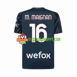 Camisola Homem AC Milan Mike Maignan 16 Guarda-redes Terceiro Equipamento 2023-2024 Manga Curta