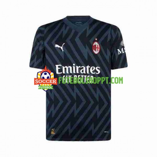 Camisola Homem AC Milan Mike Maignan 16 Guarda-redes Terceiro Equipamento 2023-2024 Manga Curta