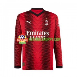 Camisola Homem AC Milan Principais Equipamento 2023-2024 Manga Comprida