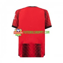 Camisola Homem AC Milan Principais Equipamento 2023-2024 Manga Curta