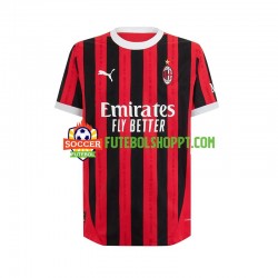 Camisola Homem AC Milan Principais Equipamento 2024-2025 Manga Curta