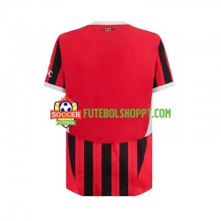 Camisola Homem AC Milan Principais Equipamento 2024-2025 Manga Curta