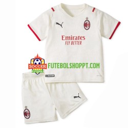 Camisola Júnior AC Milan Alternativa Equipamento 2021-2022 Manga Curta