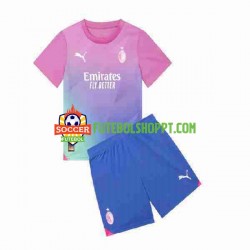 Camisola Júnior AC Milan Terceiro Equipamento 2023-2024 Manga Curta Camisola Júnior AC Milan Terceiro Equipamento 2023-2024 Manga Curta