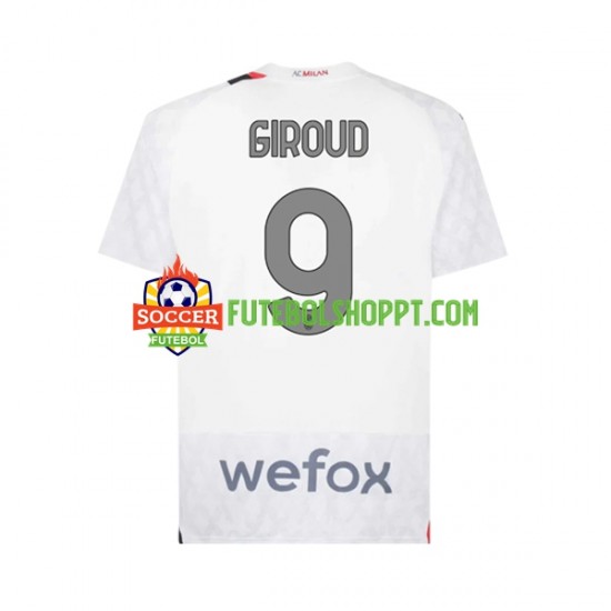 Camisola Homem AC Milan Olivier Giroud 9 Alternativa Equipamento 2023-2024 Manga Curta