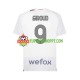 Camisola Homem AC Milan Olivier Giroud 9 Alternativa Equipamento 2023-2024 Manga Curta