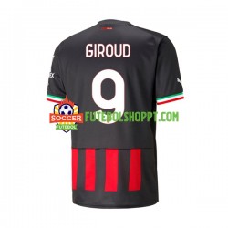 Camisola Homem AC Milan Olivier Giroud 9 Principais Equipamento 2022-2023 Manga Curta Camisola Homem AC Milan Olivier Giroud 9 Principais Equipamento 2022-2023 Manga Curta