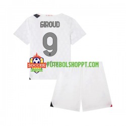 Camisola Júnior AC Milan Olivier Giroud 9 Alternativa Equipamento 2023-2024 Manga Curta Camisola Júnior AC Milan Olivier Giroud 9 Alternativa Equipamento 2023-2024 Manga Curta