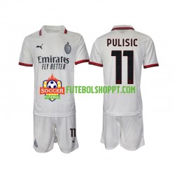 Camisola Júnior AC Milan Pulisic 11 Alternativa Equipamento 2024-2025 Manga Curta