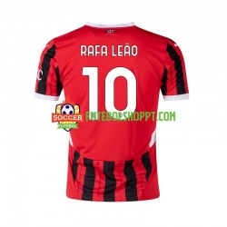 Camisola Homem AC Milan RAFA LEAO 10 Principais Equipamento 2024-2025 Manga Curta
