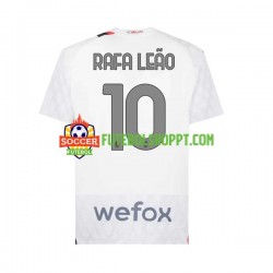 Camisola Homem AC Milan Rafael Leao 10 Alternativa Equipamento 2023-2024 Manga Curta