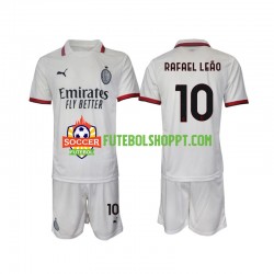 Camisola Júnior AC Milan Rafael Leao 10 Alternativa Equipamento 2024-2025 Manga Curta