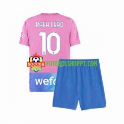 Camisola Júnior AC Milan Rafael Leao 10 Terceiro Equipamento 2023-2024 Manga Curta Camisola Júnior AC Milan Rafael Leao 10 Terceiro Equipamento 2023-2024 Manga Curta