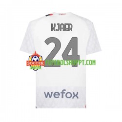 Camisola Homem AC Milan Simon Kjaer 24 Alternativa Equipamento 2023-2024 Manga Curta