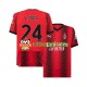 Camisola Homem AC Milan Simon Kjaer 24 Principais Equipamento 2023-2024 Manga Curta