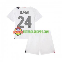 Camisola Júnior AC Milan Simon Kjaer 24 Alternativa Equipamento 2023-2024 Manga Curta Camisola Júnior AC Milan Simon Kjaer 24 Alternativa Equipamento 2023-2024 Manga Curta