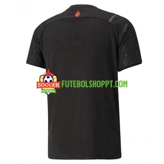Camisola Homem AC Milan Terceiro Equipamento 2021-2022 Manga Curta