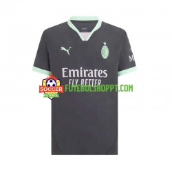 Camisola Homem AC Milan Terceiro Equipamento 2024-2025 Manga Curta
