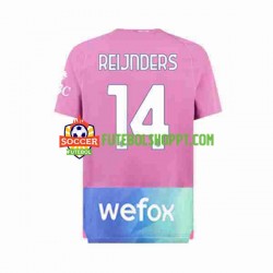 Camisola Homem AC Milan Tijjani Reijnders 14 Terceiro Equipamento 2023-2024 Manga Curta
