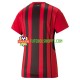 Camisola Mulher AC Milan Principais Equipamento 2021-2022 Manga Curta