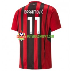 Camisola Homem AC Milan Ibrahimović Zlatan 11 Principais Equipamento 2021-2022 Manga Curta