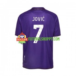 Camisola Homem ACF Fiorentina Jovic 7 Principais Equipamento 2022-2023 Manga Curta